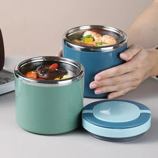 Thermos Alimentaire Chaud 12H Bleu 1L