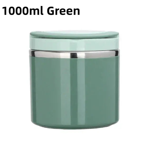 Thermos Alimentaire chaud 12H Vert 1L