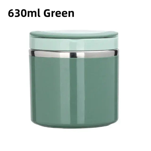 Thermos Alimentaire chaud 12H Vert 1L