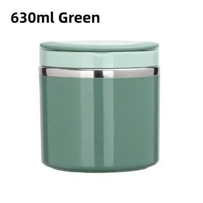 Thermos Alimentaire chaud 12H Vert 1L