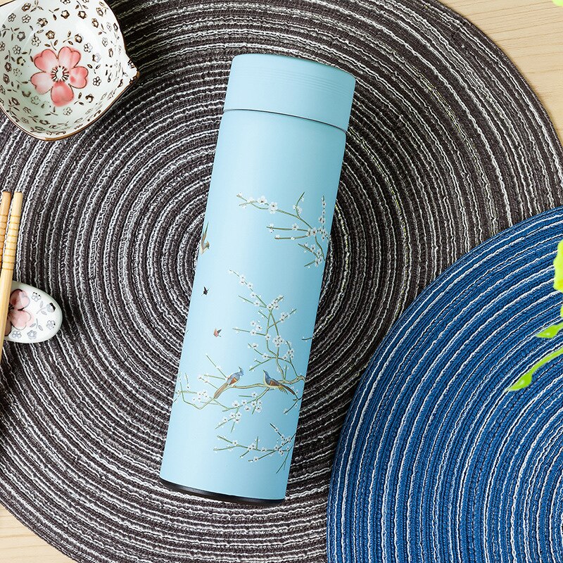 Bouteille avec Infuseur à Thé Vert Clair