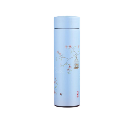 Bouteille avec Infuseur à Thé Bleu Clair