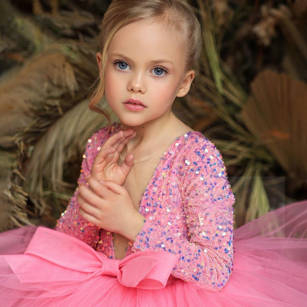 Robe Princesse Cérémonie Rose