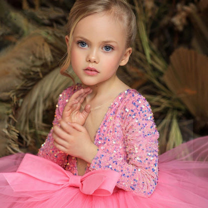 Robe Princesse Cérémonie Rose