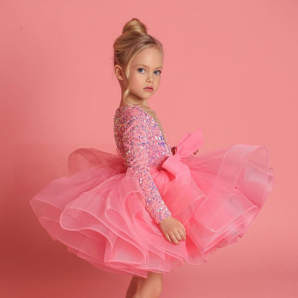 Robe Princesse Cérémonie Rose