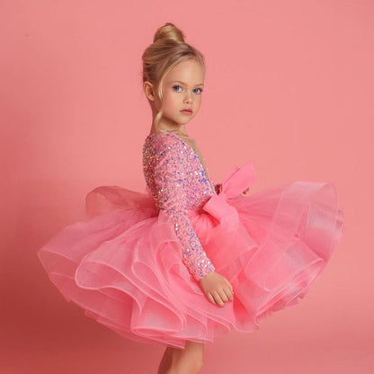 Robe Princesse Cérémonie Rose