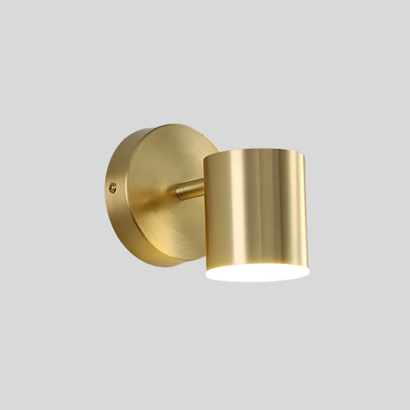 Applique Murale LED Nordic Copper - Lampe Moderne en Fer et Cuivre