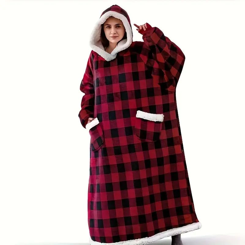 Pull Plaid Femme À Carreaux Tartan Long