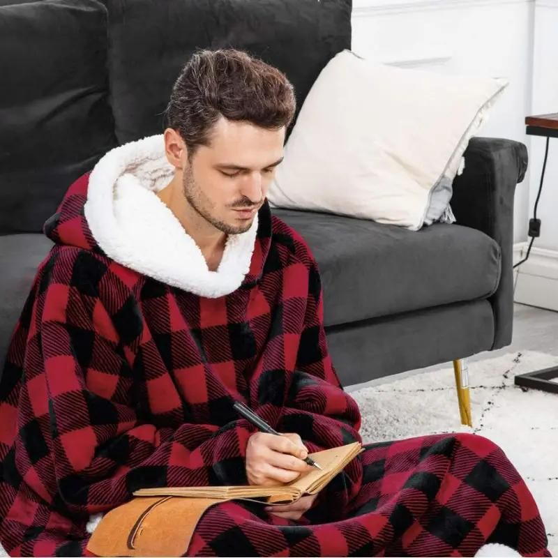 Sweat Plaid Homme À Carreaux Tartan Long