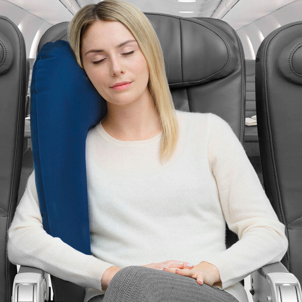 Coussin oreiller de Voyage Gonflable avec Support