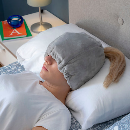 Coussin bonnet multifonctions chaud et froid pour soulager les migraines