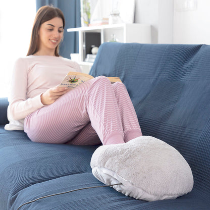 Coussin Chauffe-pieds Électrique 2-en-1