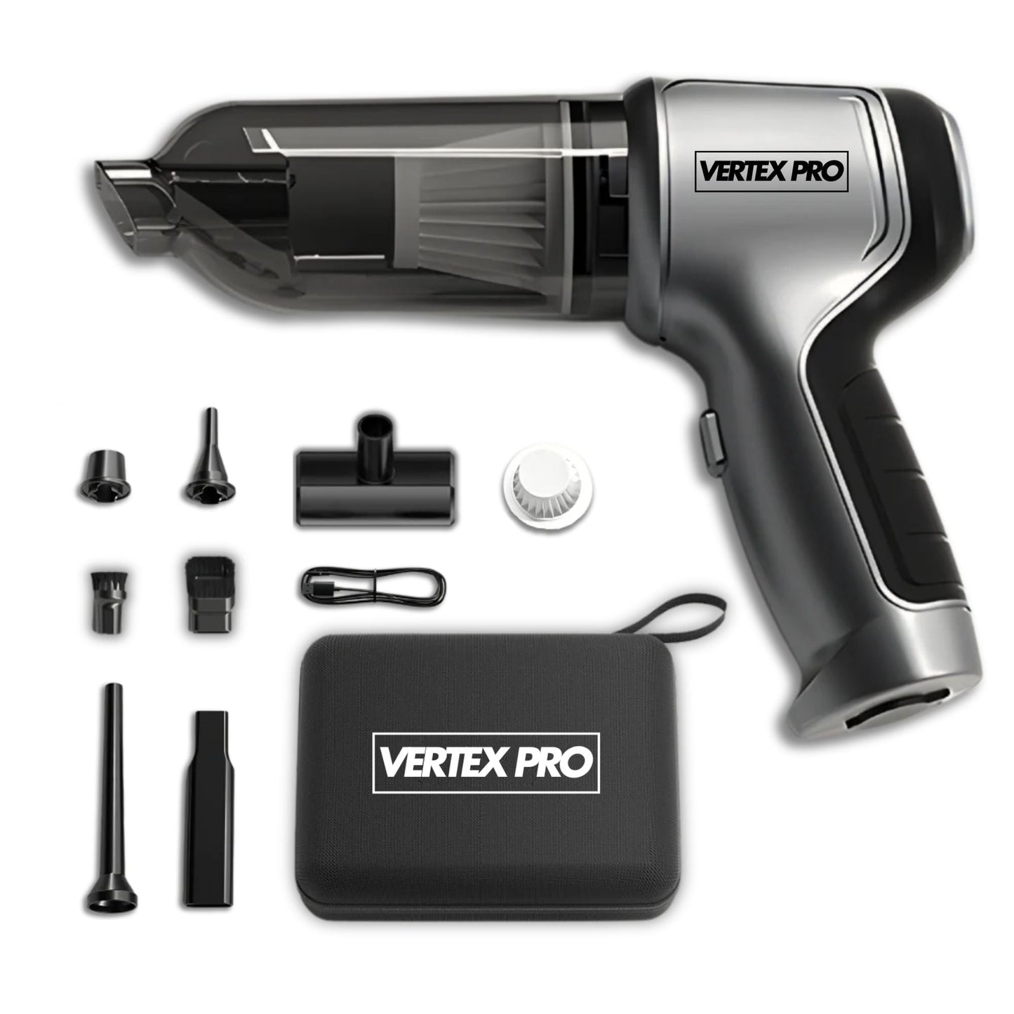 Vertex Pro – Aspirateur & Souffleur Puissant 2-en-1 pour Voiture et Maison