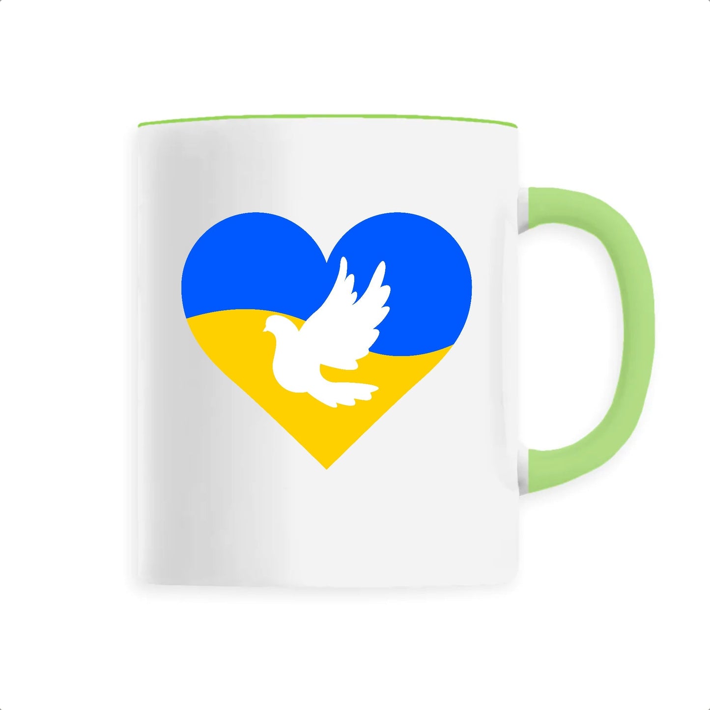 Mug Ukraine Coeur Colombe