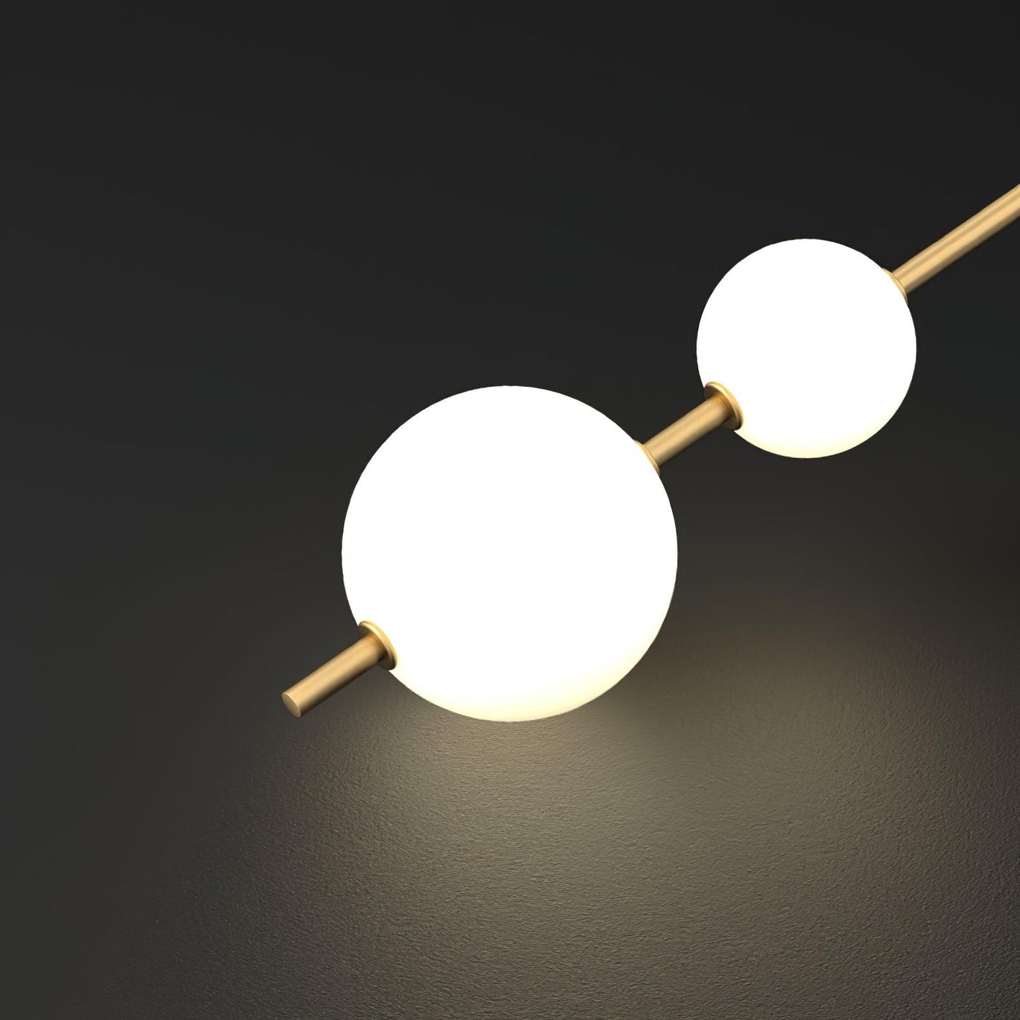 Applique Murale Verticale en Globe de Verre – Éclairage Élégant et Moderne