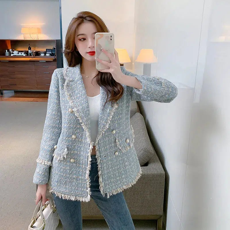 Veste en tweed femme