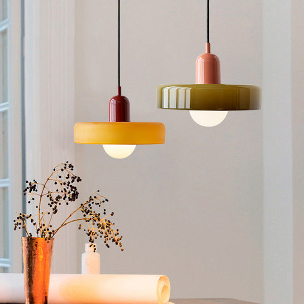 Suspension Bauhaus en Verre - Un Mélange Parfait de Créativité et de Design Moderne