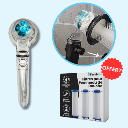 Pommeau de Douche Anticalcaire Haute Pression