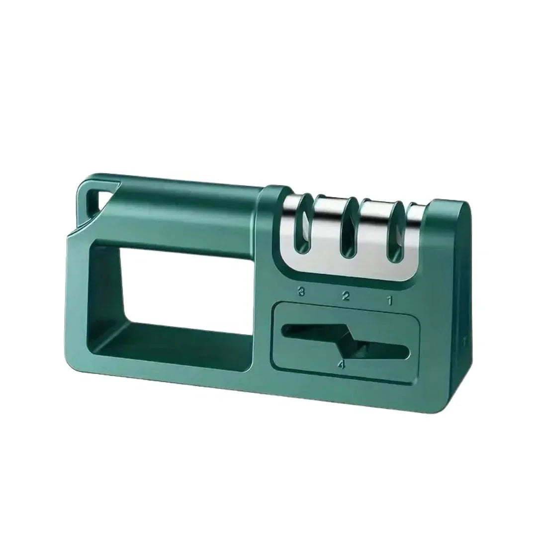 Aiguiseur de couteaux compact avec poignée intégrée
