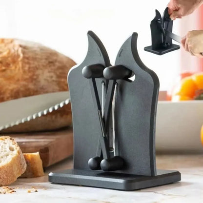 Aiguiseur de couteaux professionnel en acier inoxydable