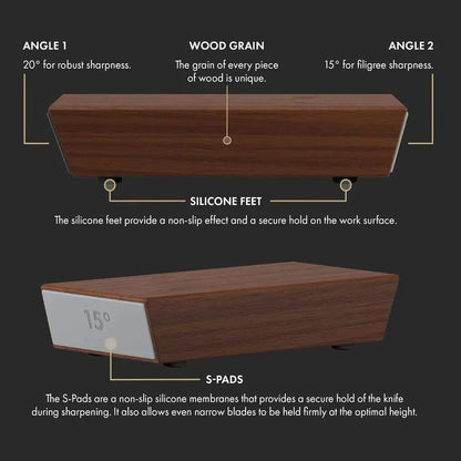 Aiguiseur de Couteau Professionnel à Rouleau