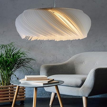 Chandelier Moderne en Acrylique LED - Éclairage Élégant et Minimaliste pour Salon