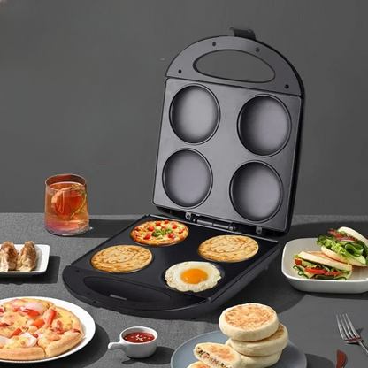 Appareil Pancake Noir Antiadhésif et Multiusage