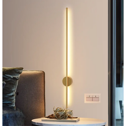 Applique Murale LED Linéaire Aluminium Premium - Lueur Élégante
