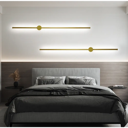 Applique Murale LED Linéaire Aluminium Premium - Lueur Élégante
