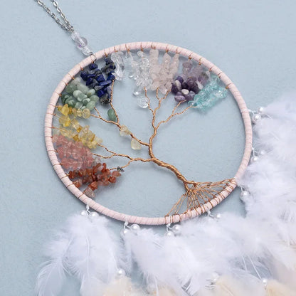 Attrape Rêve Arbre de vie 7 Chakras