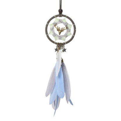 Attrape rêves Bleu Motif Cerf