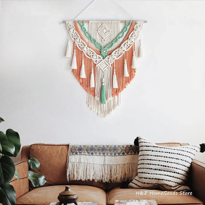 Attrape-rêves Boho aux Couleurs Basques