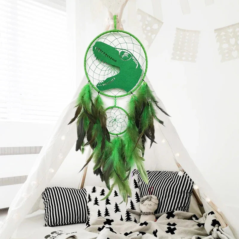 Attrape Rêve Vert T-Rex
