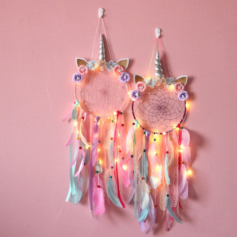 Attrape-rêves Licorne Guirlande Brillant