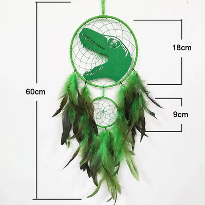 Attrape Rêve Vert T-Rex
