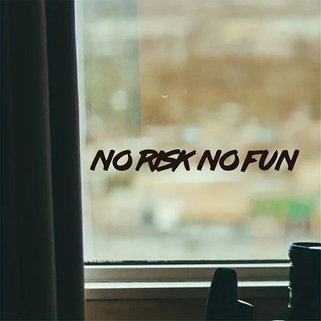 AUTOCOLLANT VOITURE | No Risk No Fun™