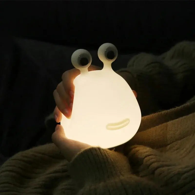 Lampe de chevet Limace Rechargeable en Silicone pour Enfants
