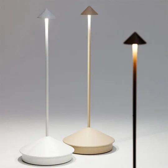 Lampe de Table LED Sans Fil ClarityGlow – Rechargeable, Dimmable, Intérieur et Extérieur