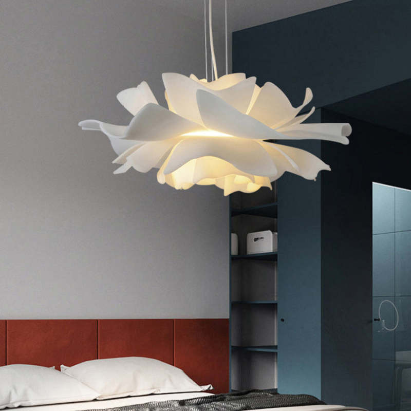 Suspension Bella Fleur - Lampe Moderne en Métal et Acrylique, Design Floral