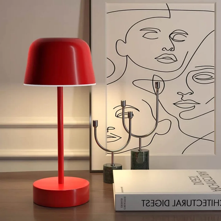 Prisma Pulse Flare – Lampe de Table Moderne à Intensité Réglable et Rechargeable