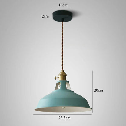 Lampe de Chevet Suspendue Rétro Colorée