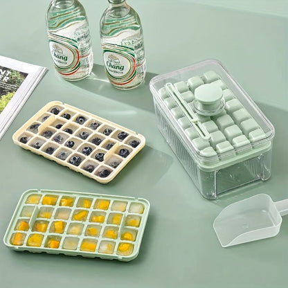 Bac à Glaçons Intelligent avec cuillère et boîte de rangement
