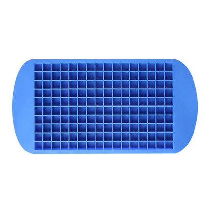 Bac à glaçons mini silicone 160 grilles - Fabrication de glaçons - Barbecue, Cocktail, Rafraîchissant Blue-160 Grid