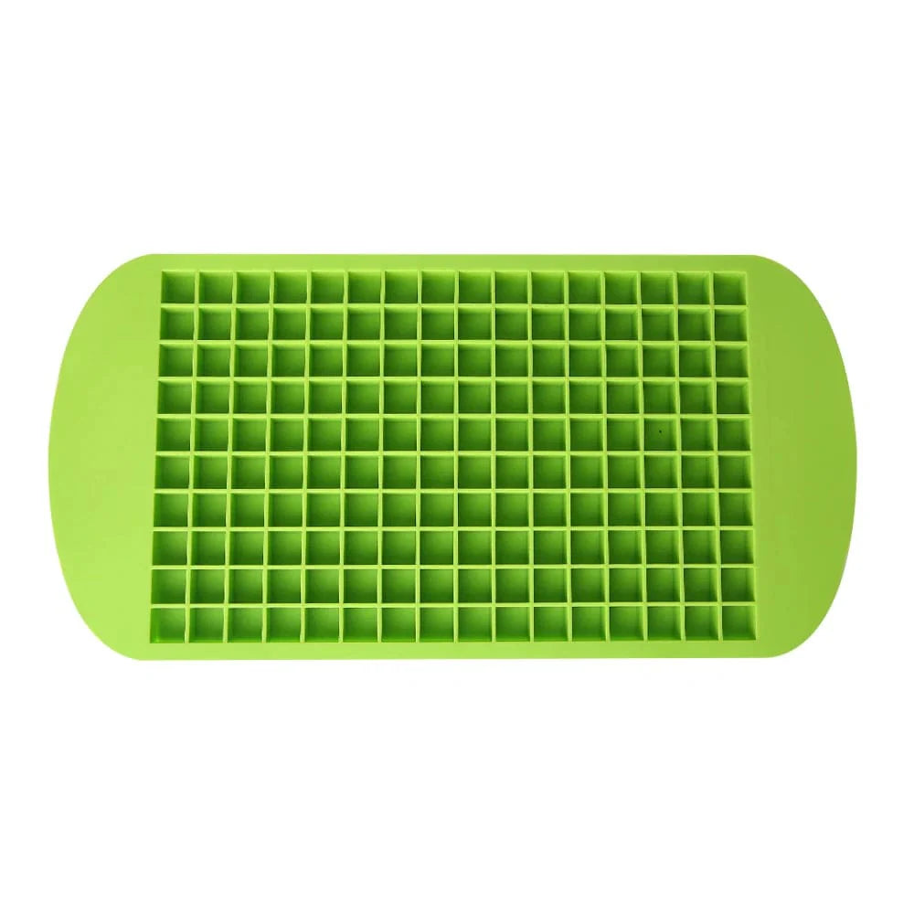 Bac à glaçons mini silicone 160 grilles - Fabrication de glaçons - Barbecue, Cocktail, Rafraîchissant Green-160 Grid