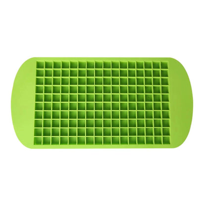 Bac à glaçons mini silicone 160 grilles - Fabrication de glaçons - Barbecue, Cocktail, Rafraîchissant Green-160 Grid