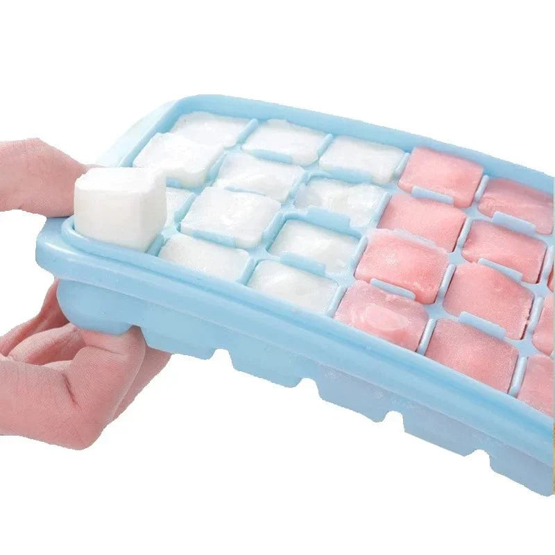 Bac à glaçons silicone 24/36 alvéoles avec couvercle amovible