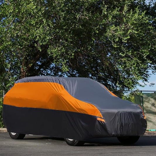 BACHE POUR VOITURE UNIVERSELLE ORANGE | Universal Cover™