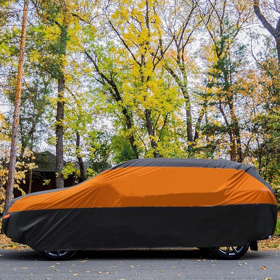 BACHE VOITURE GRANDE TAILLE ORANGE | Large Cover™