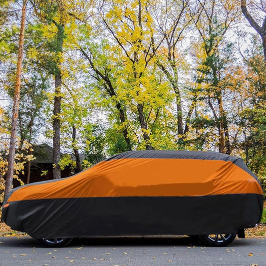 BACHE VOITURE GRANDE TAILLE ORANGE | Large Cover™