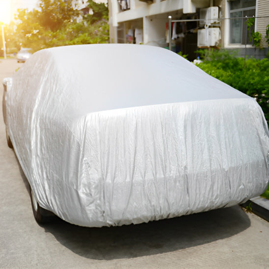 BACHE VOITURE PROTECTION SOLAIRE BLANCHE | Sun Cover™
